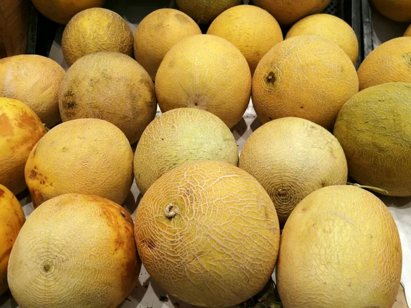 Fresh Organic Delicious Abundant Vitamin Melon — Stock Photo, Image