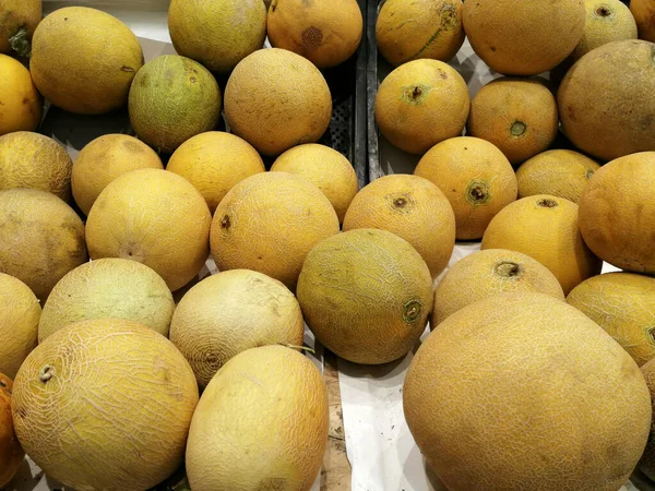 Fresh Organic Delicious Abundant Vitamin Melon — Stock Photo, Image