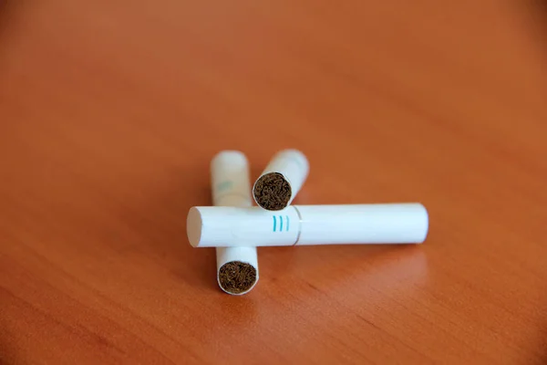 Škodlivý Filtr Tabákové Cigarety — Stock fotografie