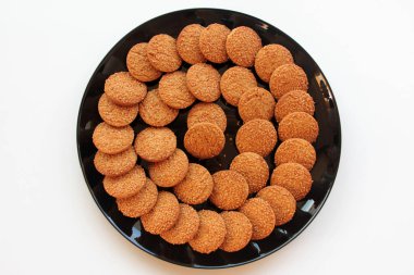 Lezzetli ve çeşitli bisküviler.