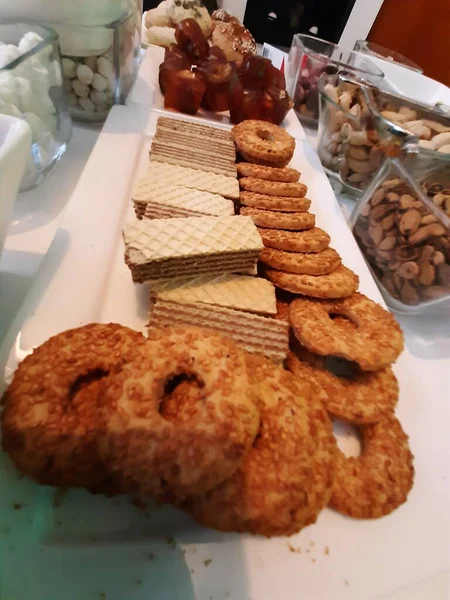 Deliciosos Variados Biscoitos — Fotografia de Stock