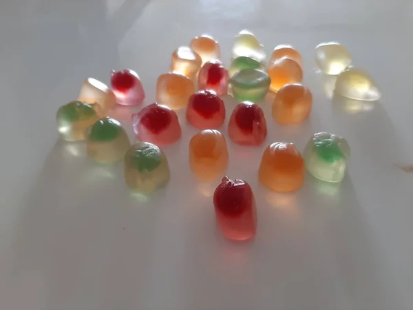 Délicieux Colorés Bonbons Mous — Photo