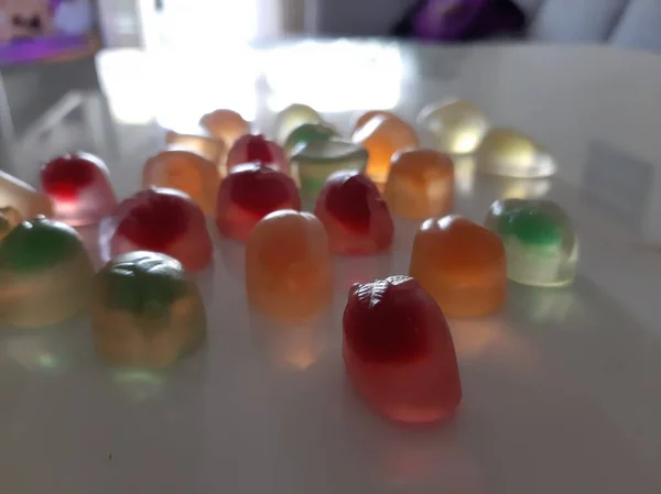 Délicieux Colorés Bonbons Mous — Photo