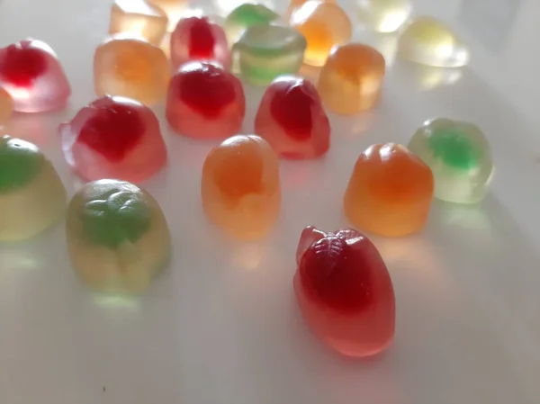 Délicieux Colorés Bonbons Mous — Photo