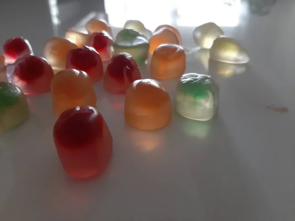 Délicieux Colorés Bonbons Mous — Photo