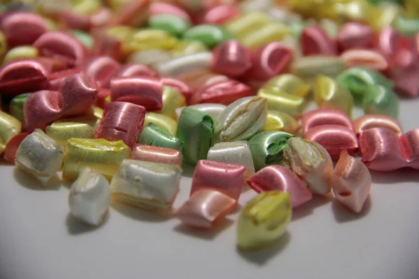 Lezzetli Renkli Şeker Çeşitleri — Stok fotoğraf