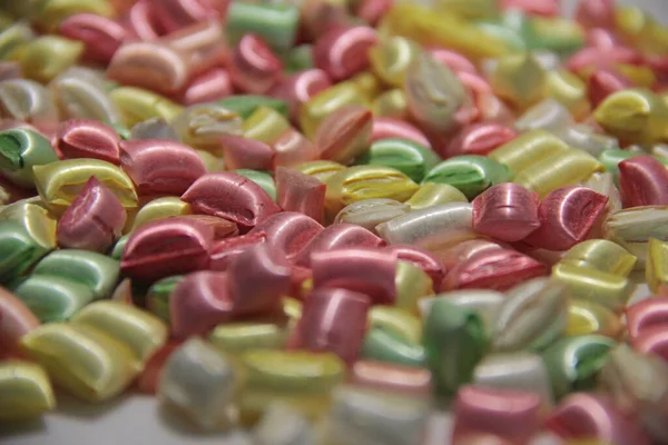 Pyszne Kolorowe Odmiany Cukierków — Zdjęcie stockowe