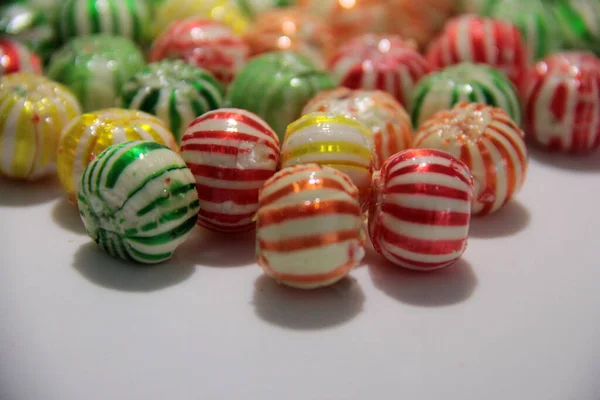 Délicieuses Colorées Variétés Bonbons — Photo