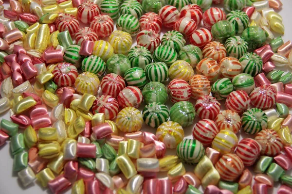 Heerlijke Kleurrijke Snoepsoorten — Stockfoto
