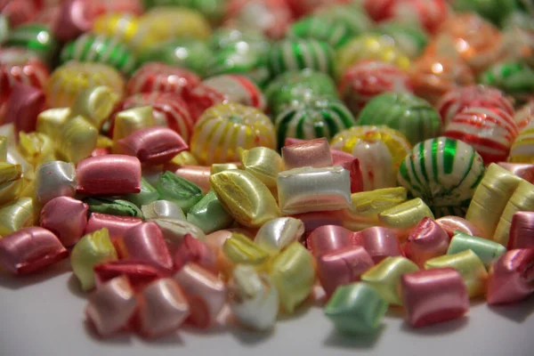 Delicious Colorful Candy Varieties — Stock Photo, Image