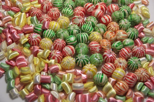 Deliciosas Coloridas Variedades Dulces — Foto de Stock