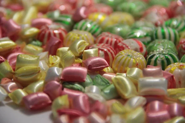 Delicious Colorful Candy Varieties — Stock Photo, Image