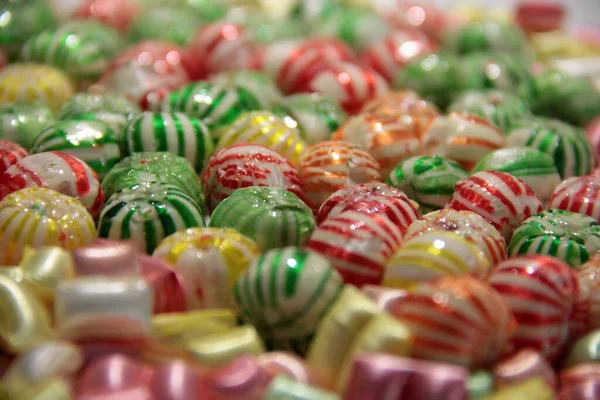 Délicieuses Colorées Variétés Bonbons — Photo