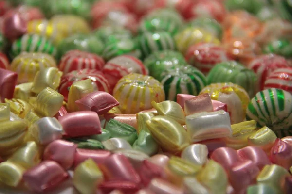 Delicious Colorful Candy Varieties — Stock Photo, Image