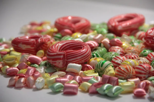 Delicious Colorful Candy Varieties — Stock Photo, Image