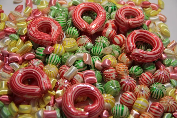 Deliciosas Coloridas Variedades Dulces — Foto de Stock