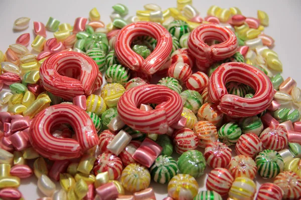 美味多彩的糖果品种 — 图库照片