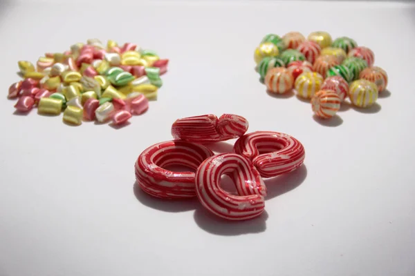 Delicious Colorful Candy Varieties — Stock Photo, Image