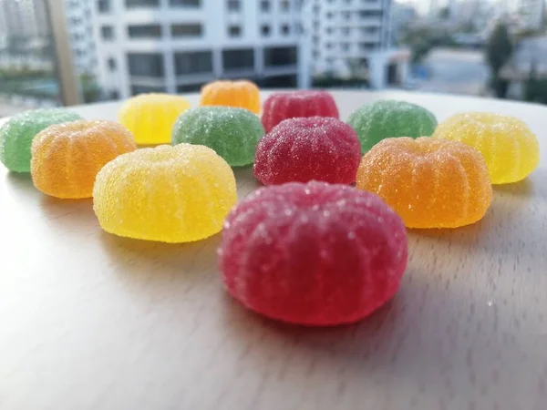 Délicieux Colorés Bonbons Mous — Photo