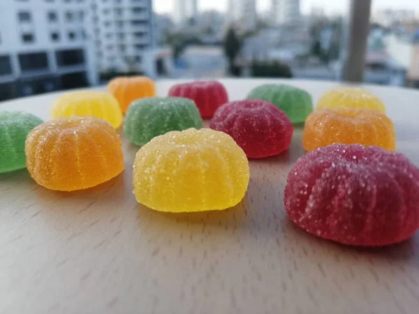 Deliciosos Coloridos Dulces Suaves — Foto de Stock