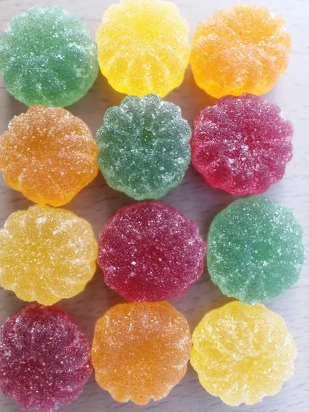 Deliciosos Coloridos Dulces Suaves —  Fotos de Stock