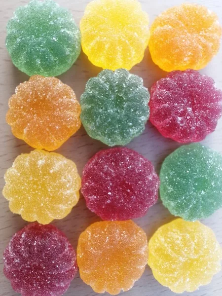 Deliciosos Coloridos Dulces Suaves —  Fotos de Stock