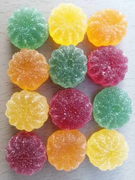 Deliciosas Coloridas Variedades Dulces —  Fotos de Stock