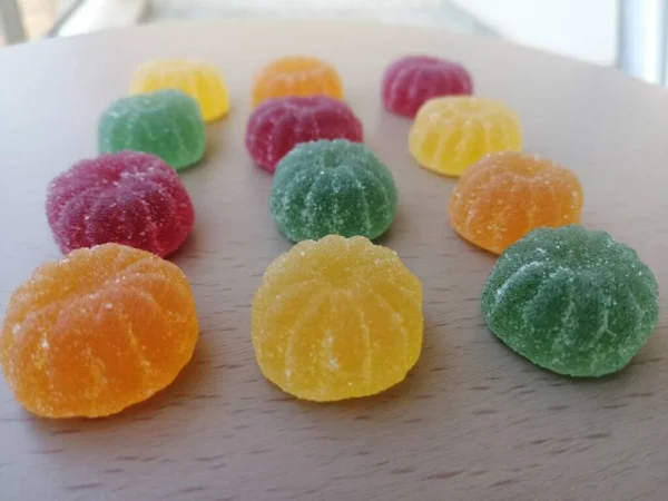 Deliciosas Coloridas Variedades Dulces —  Fotos de Stock