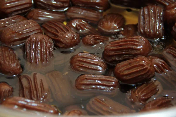 Donut Turco Con Jarabe Delicioso —  Fotos de Stock