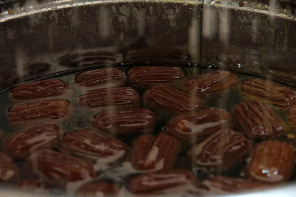 Donut Turco Con Jarabe Delicioso —  Fotos de Stock