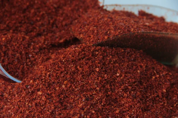 Sehr Scharfe Rote Paprika Gewürz — Stockfoto