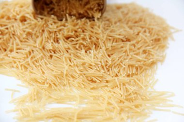 taze ve organik kuru makarna