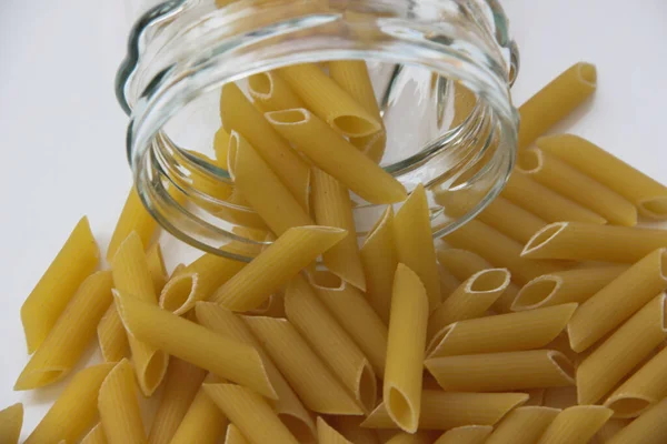 Fresh Organic Dry Pasta — Stock Photo, Image