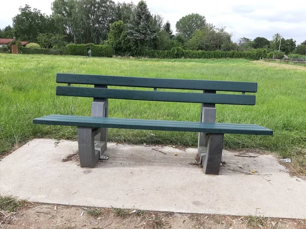 Banc Élégant Moderne Pour Jardin — Photo