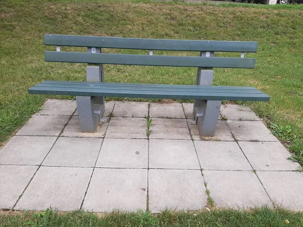 Banc Élégant Moderne Pour Jardin — Photo