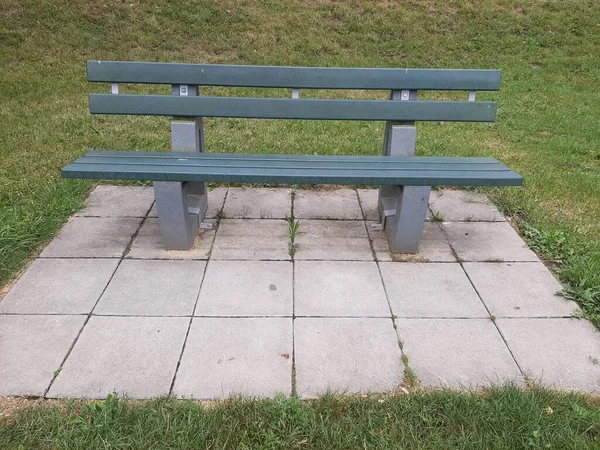 Banc Élégant Moderne Pour Jardin — Photo