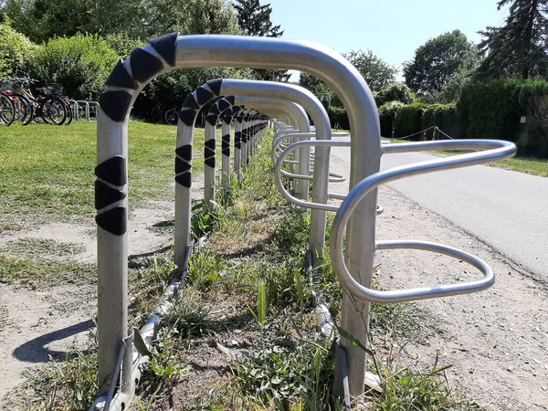 Estacionamiento Bicicletas Metal Decorativo Decorativo — Foto de Stock