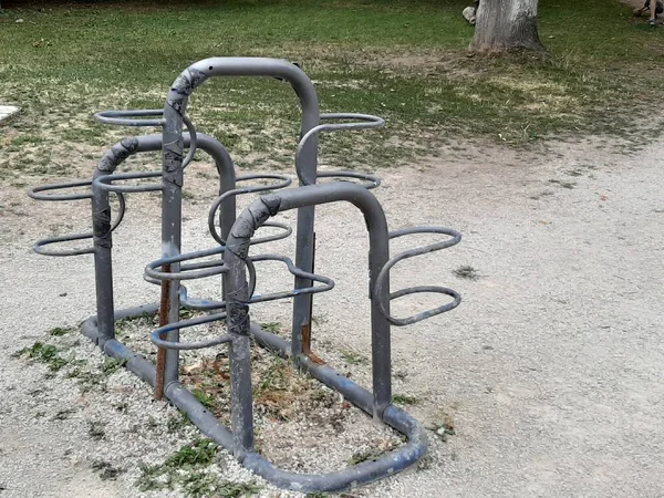Estacionamiento Bicicletas Metal Decorativo Decorativo — Foto de Stock