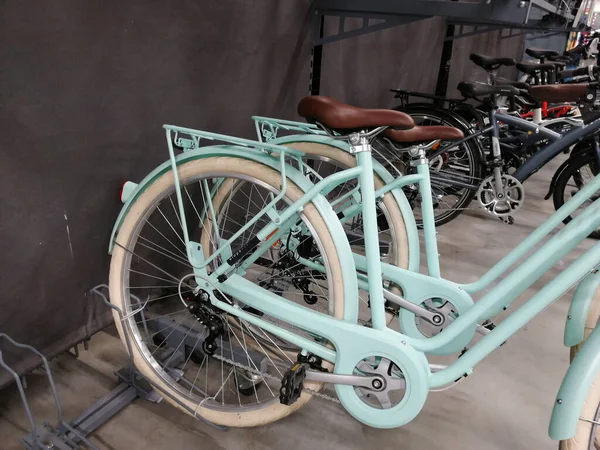 Estacionamento Bicicleta Metal Decorativo Decorativo — Fotografia de Stock