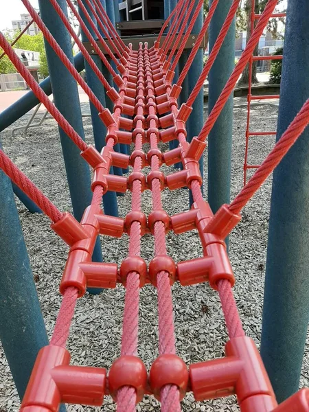 Aire Jeux Pour Enfants Dans Parc — Photo