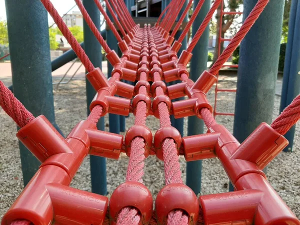 Aire Jeux Pour Enfants Dans Parc — Photo