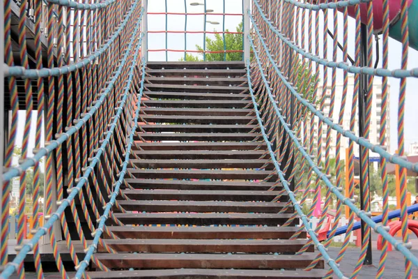 Aire Jeux Pour Enfants Dans Parc — Photo