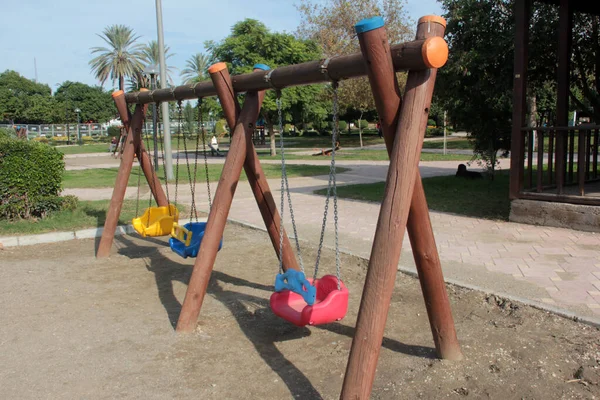 Parque Infantil Parque — Fotografia de Stock