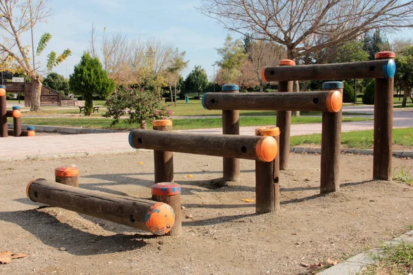 公園内の子供の遊び場は — ストック写真