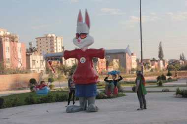 David 'in parktaki çocuk parkı