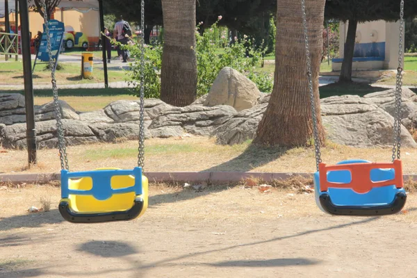 Játszótér Parkban — Stock Fotó