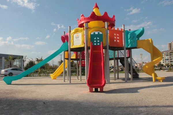 Davchildren Lekplats Parken — Stockfoto