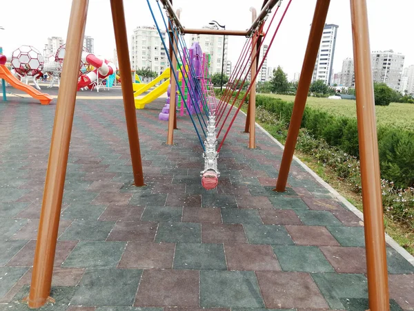 Davchildren Playground Nel Parco — Foto Stock
