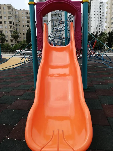 Aire Jeux Pour Enfants Dans Parc — Photo