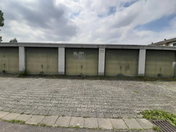 Modern Decorative Garage Door — Stock Photo, Image